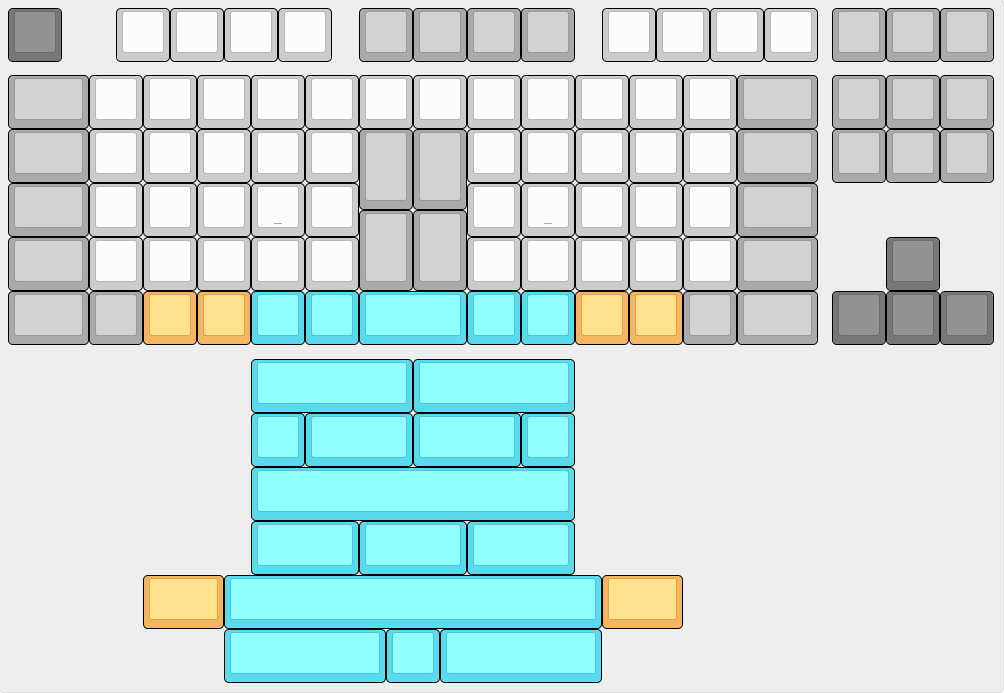 8XBW Ortho TKL PCB and Plate Combo | KRADO INDUSTRIES